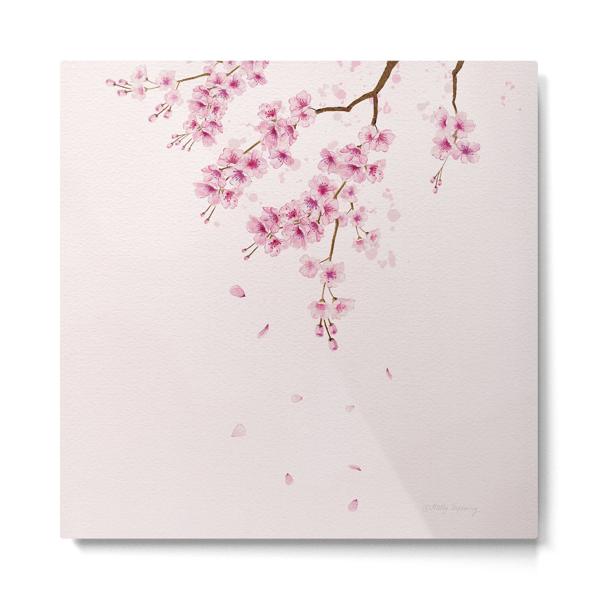 Cherry Blossom 2  Metal Print | TeksDecor