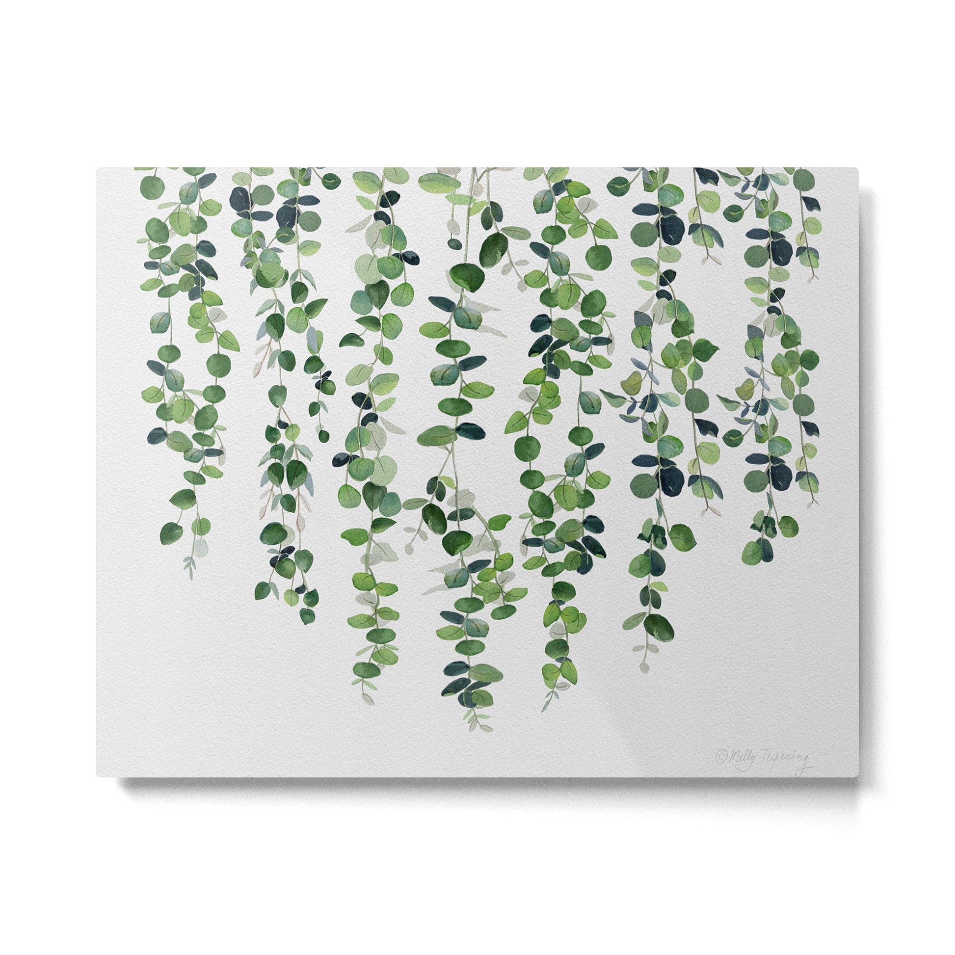 Eucalyptus Garland  Metal Print | TeksDecor