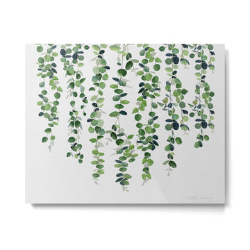 Eucalyptus Garland  Metal Print | TeksDecor