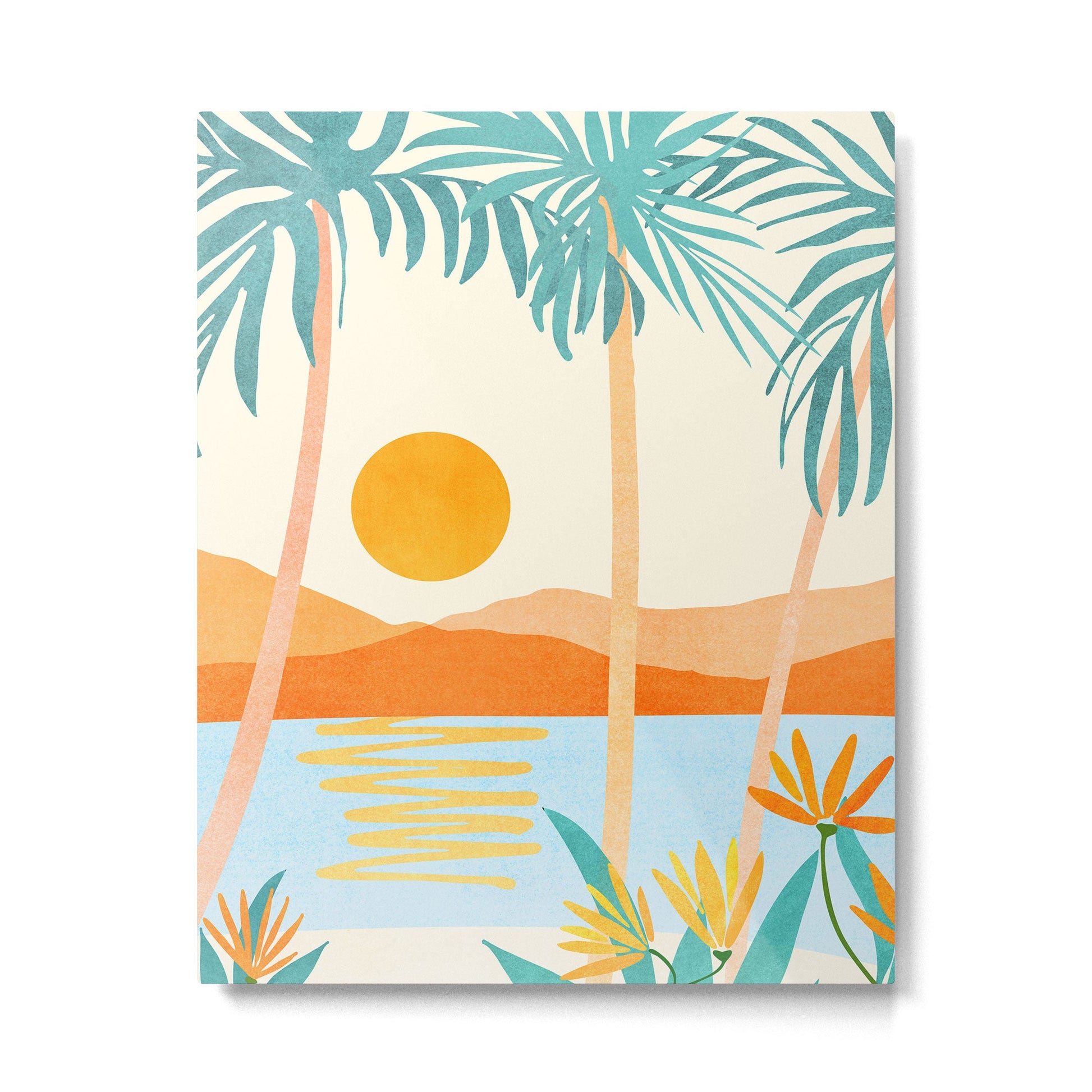 Bali Sunset Metal Print | TeksDecor