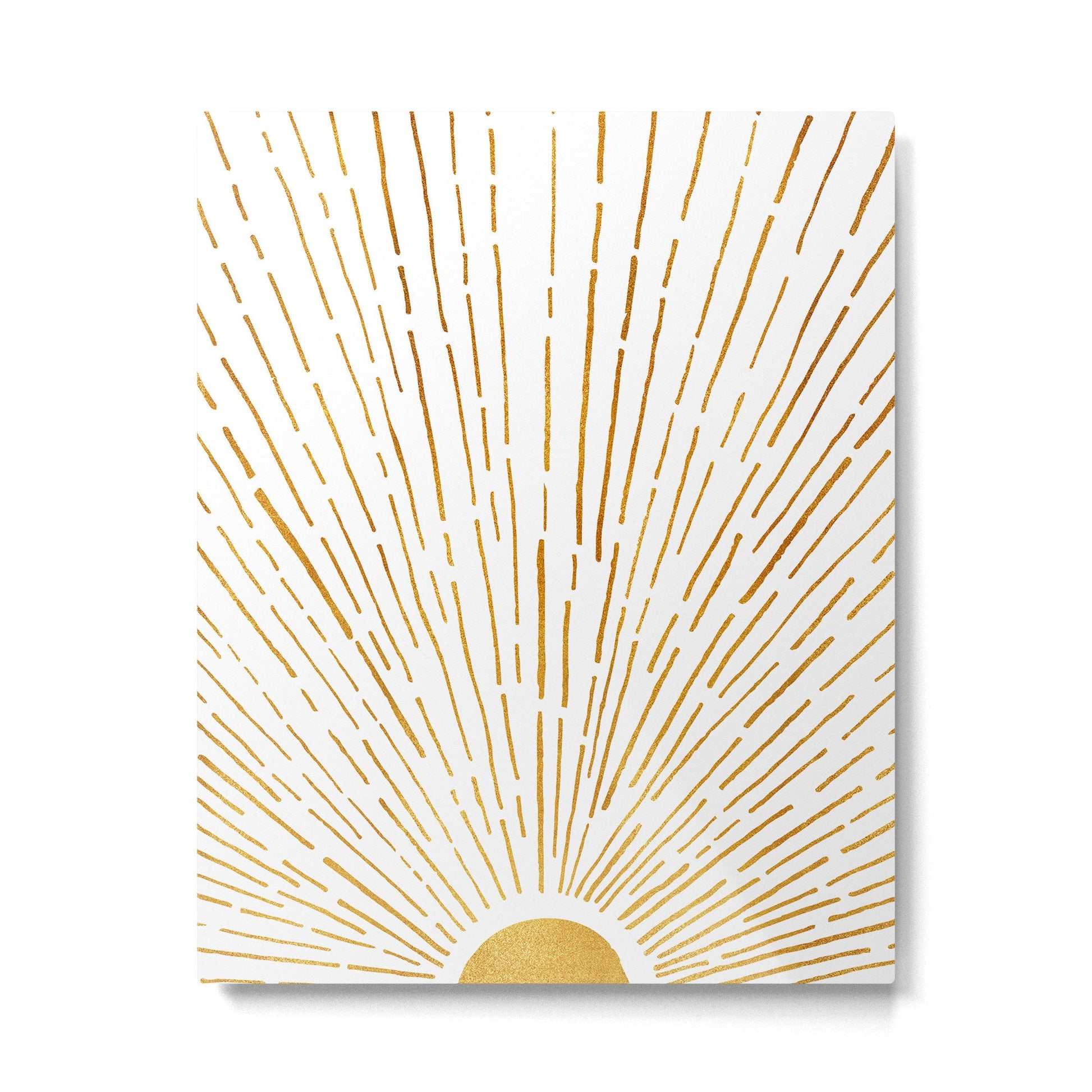 Let The Sunshine In 2 / Vertical Version Metal Print | TeksDecor