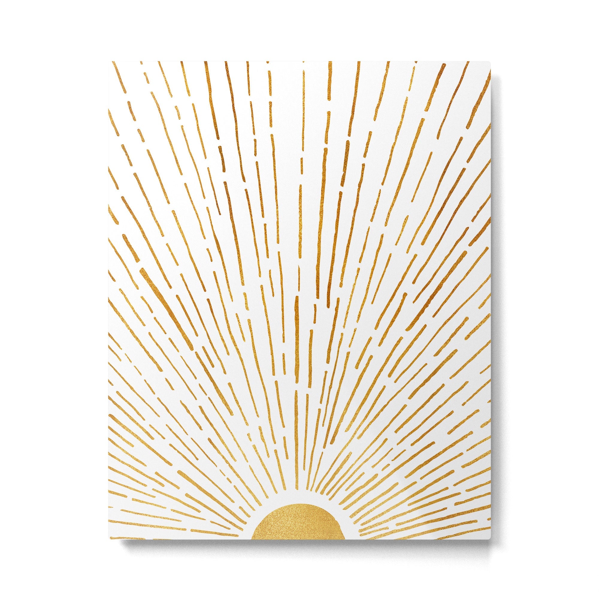 Let The Sunshine In 2 / Vertical Version Metal Print | TeksDecor