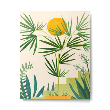Mojave Morning Desert Landscape Metal Print | TeksDecor