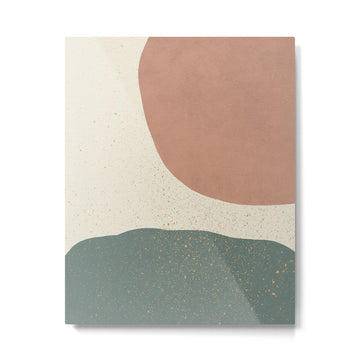 Minimalist Painting - Terra Green Metal Print | TeksDecor
