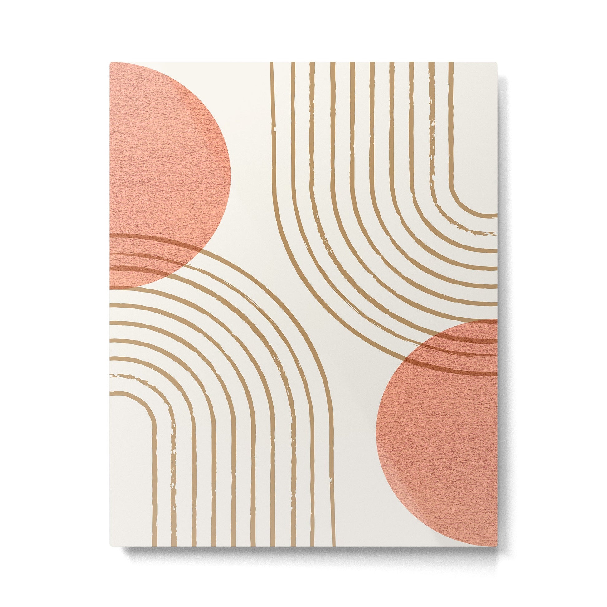 Sun Arch Double - Coral Metal Print | TeksDecor