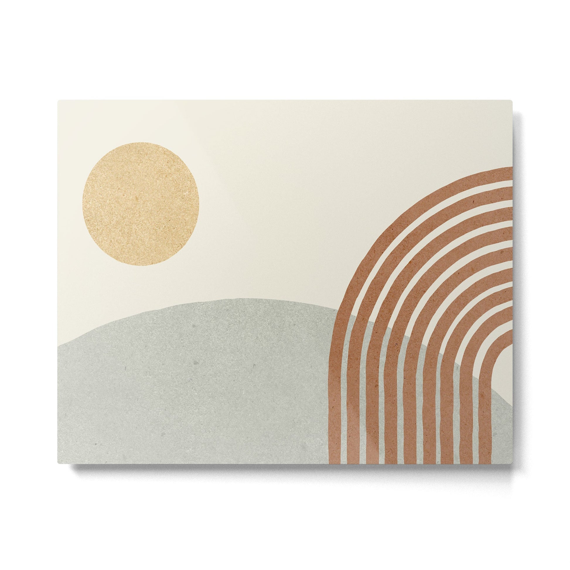 Sunny Hill - landscape Metal Print | TeksDecor