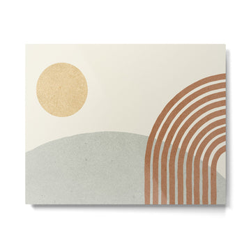 Sunny Hill - landscape Metal Print | TeksDecor