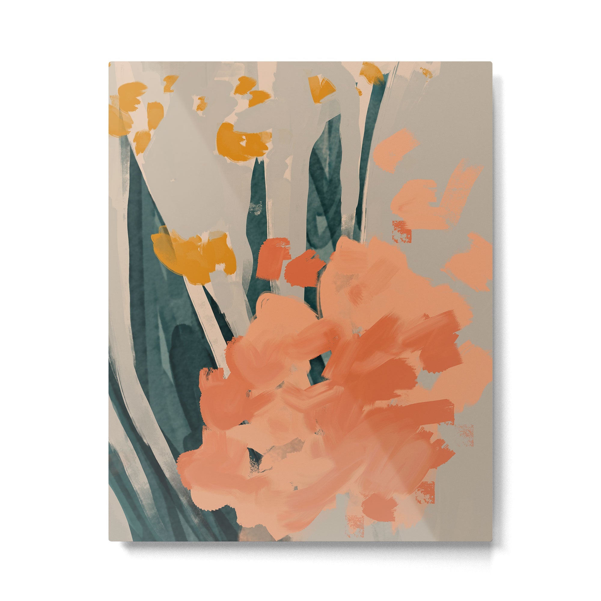 Bouquet Of Summer Citrus Metal Print | TeksDecor