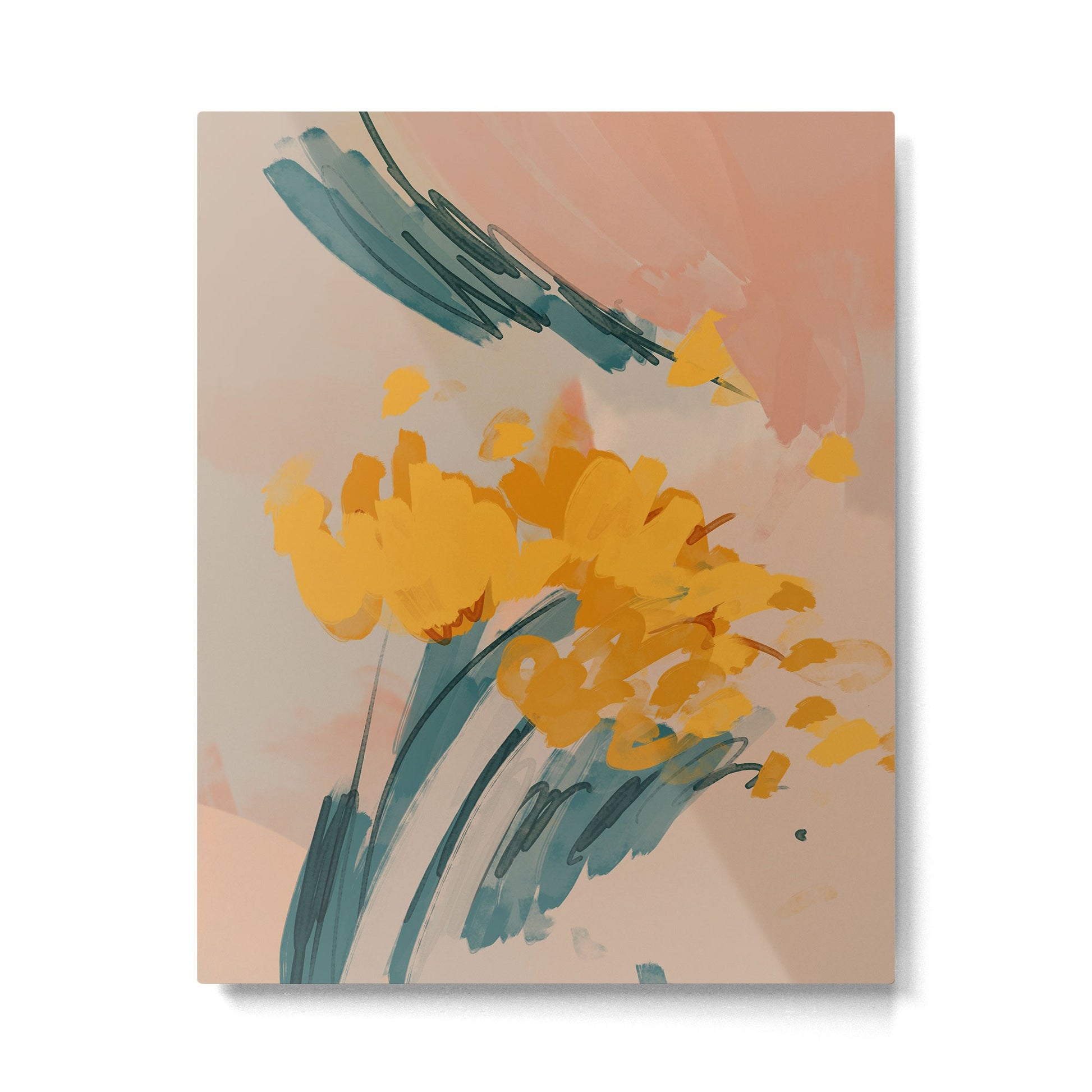 Bouquet Of Summer Sunshine Metal Print | TeksDecor