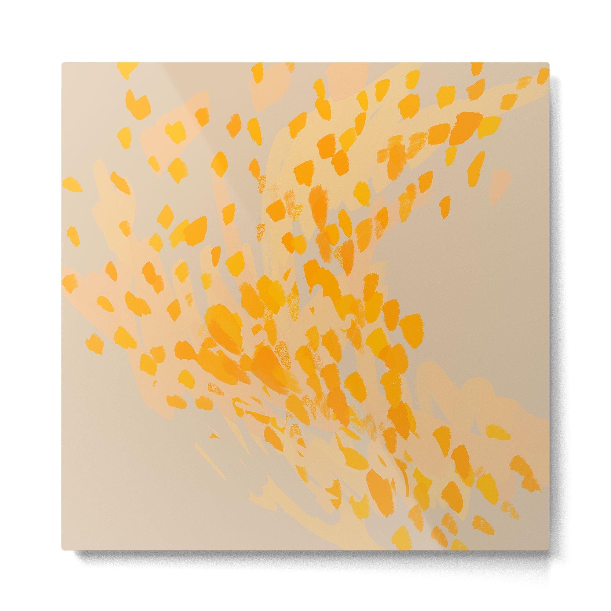 Lanterns On Summer Evenings Metal Print | TeksDecor