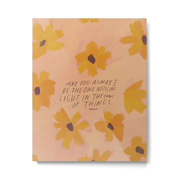 Noticing Light In The Chaos Of Things Metal Print | TeksDecor