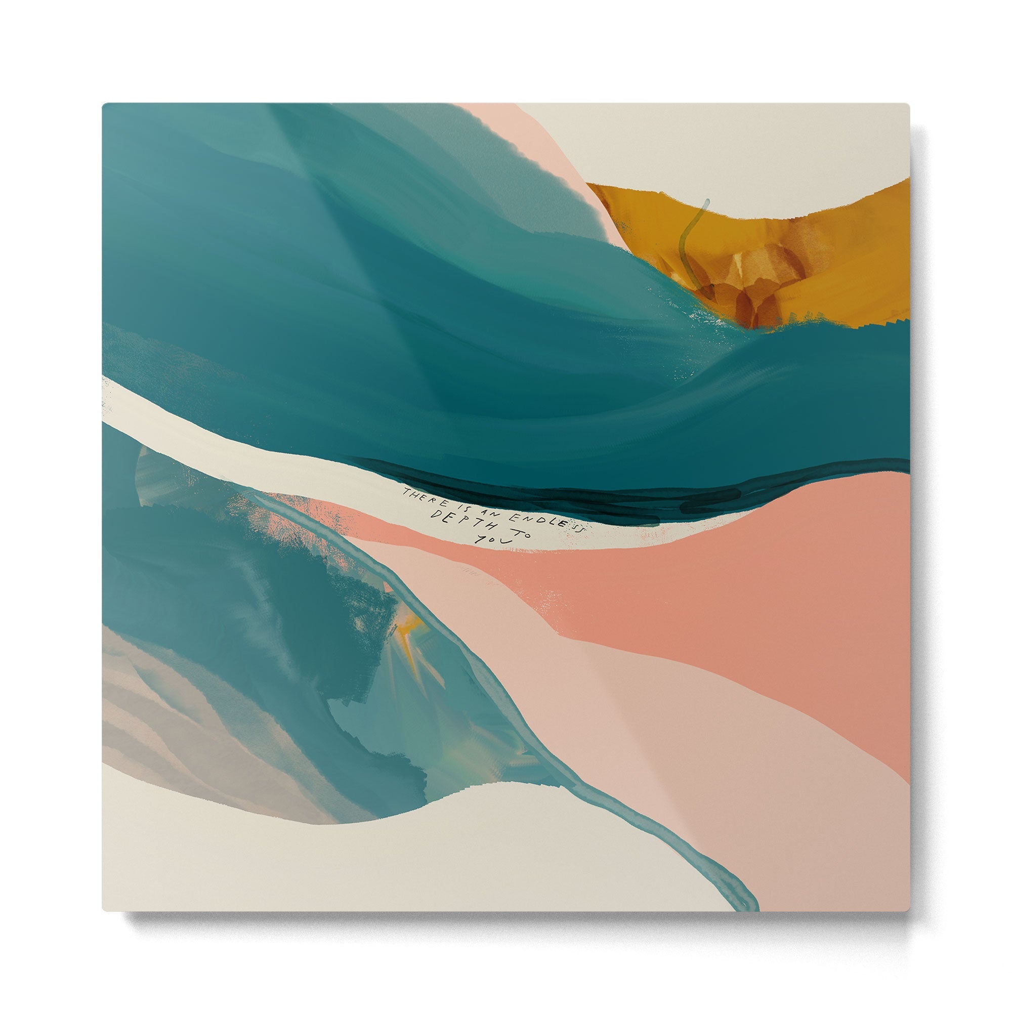 "There Is An Endless Depth To You."  Metal Print | TeksDecor