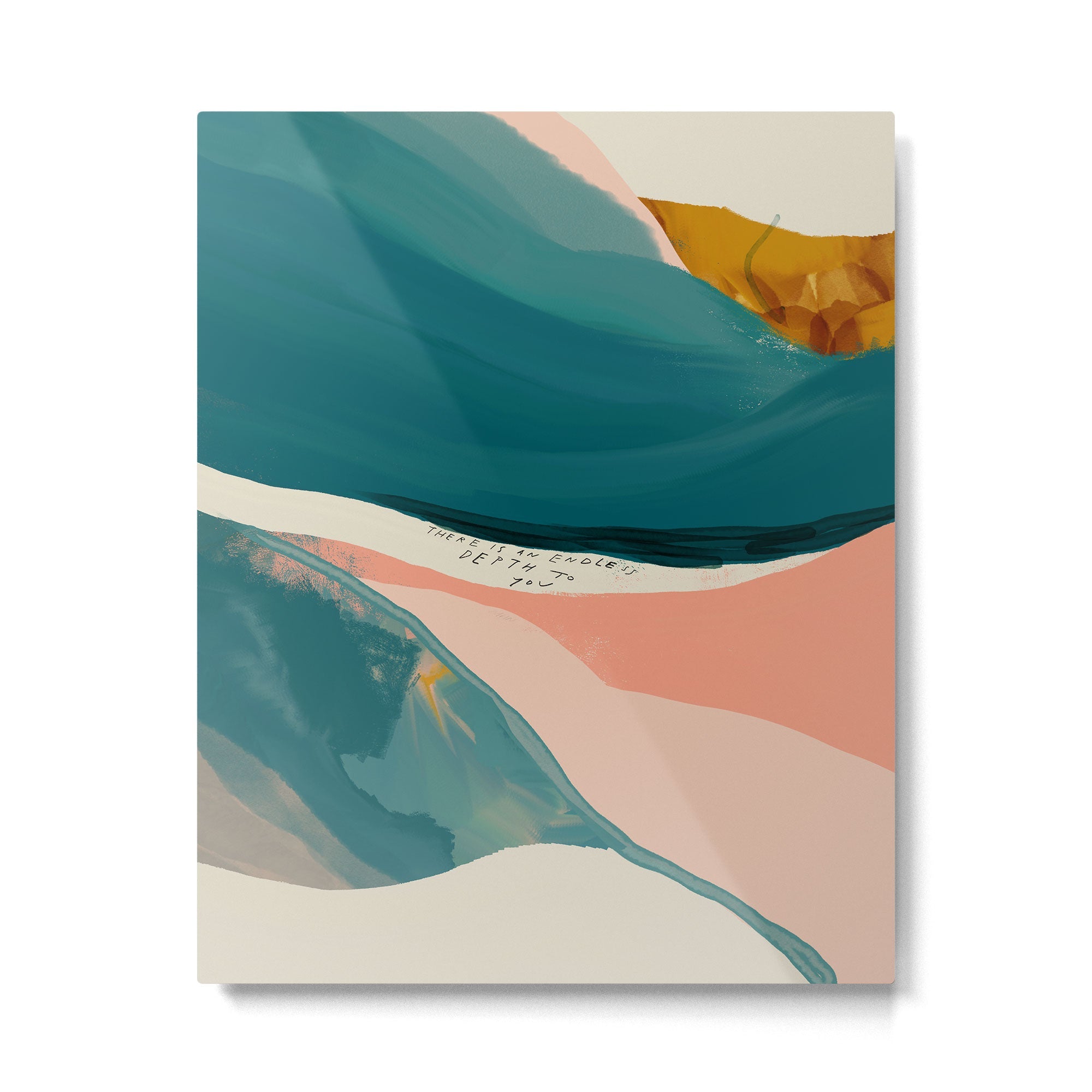 "There Is An Endless Depth To You."  Metal Print | TeksDecor
