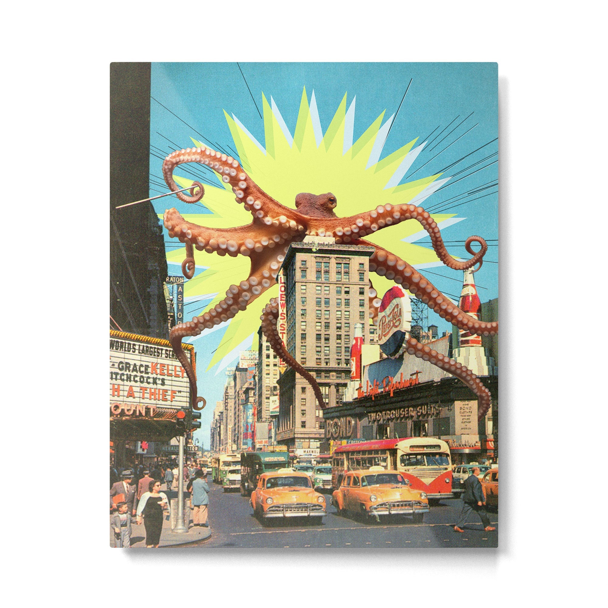 Attack of the Octopus Metal Print | TeksDecor