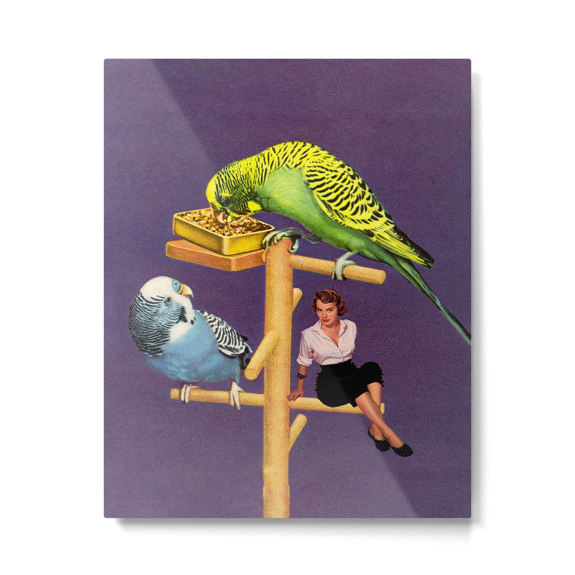 Birdie Metal Print | TeksDecor