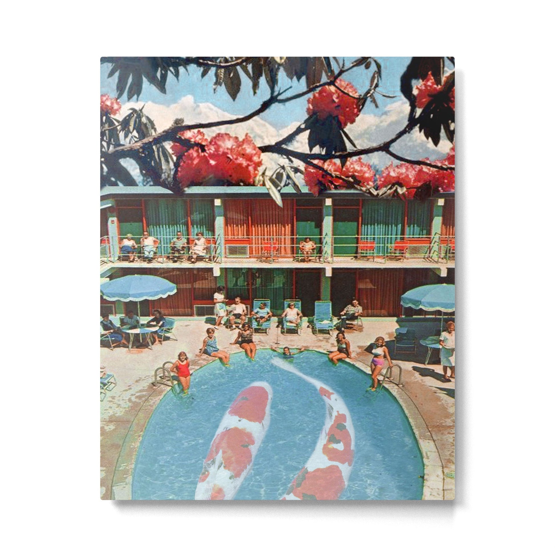 Hotel Koi Metal Print | TeksDecor
