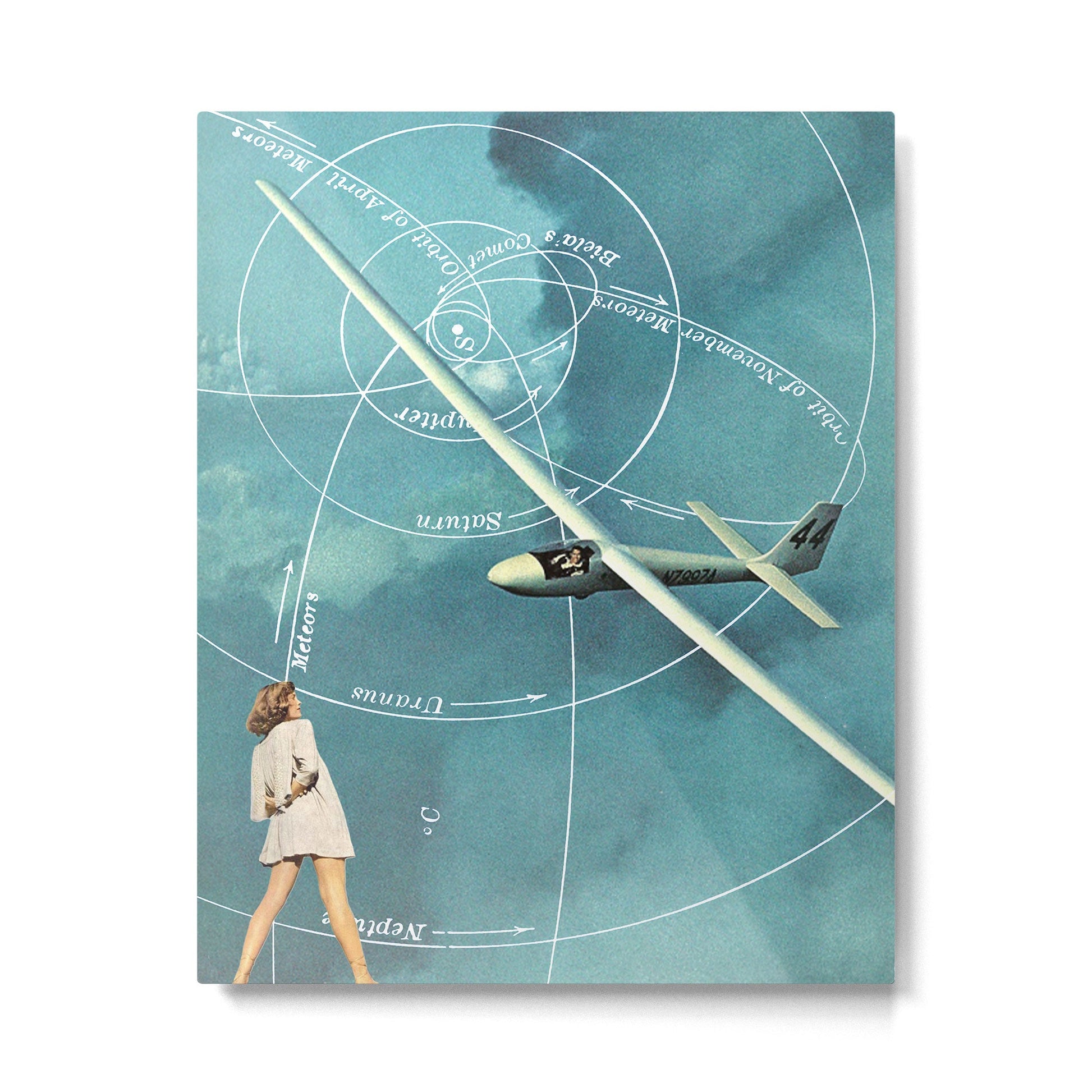 Longing (to travel again) Metal Print | TeksDecor