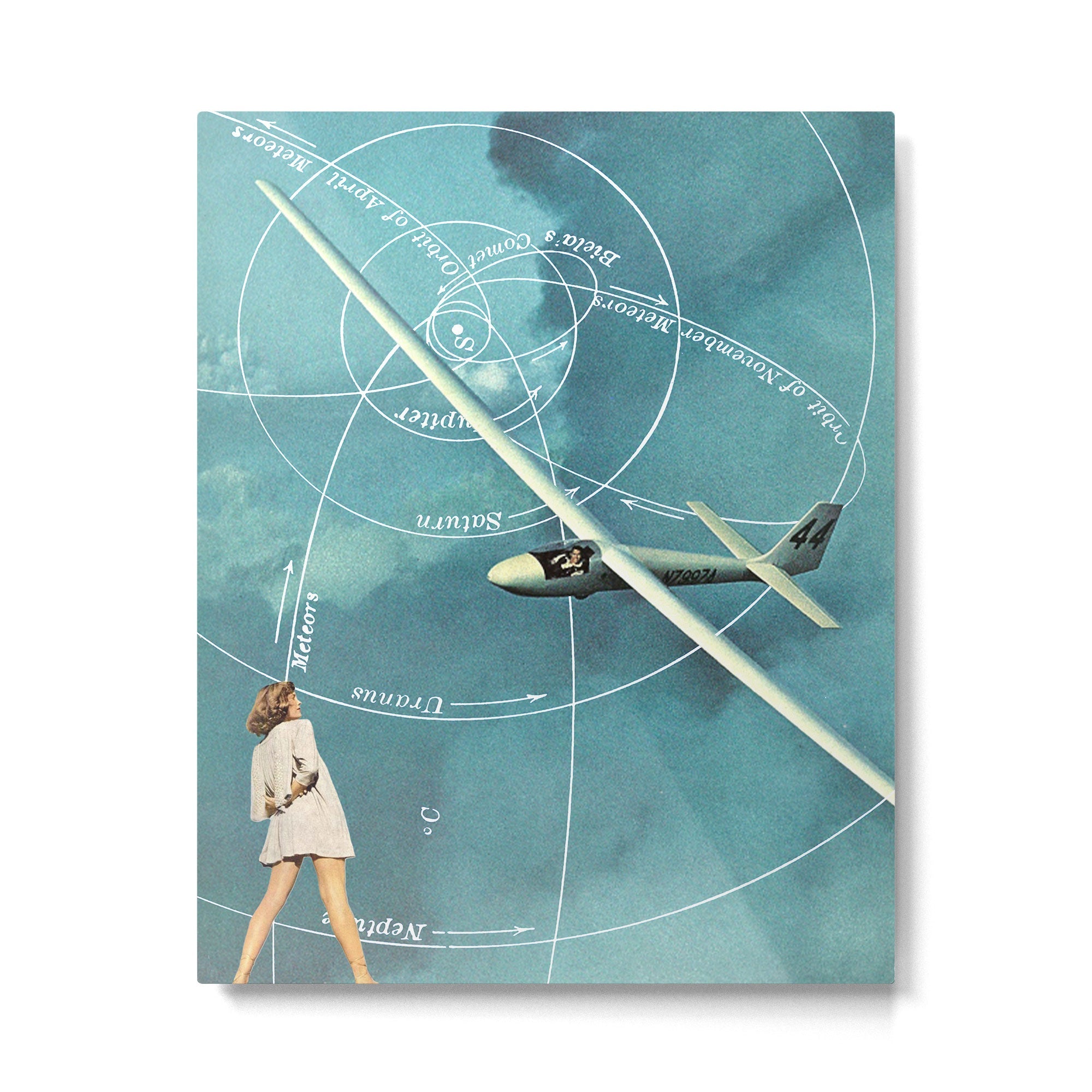 Longing (to travel again) Metal Print | TeksDecor