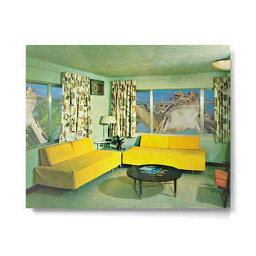 Our Neighbours the Frogs Metal Print | TeksDecor