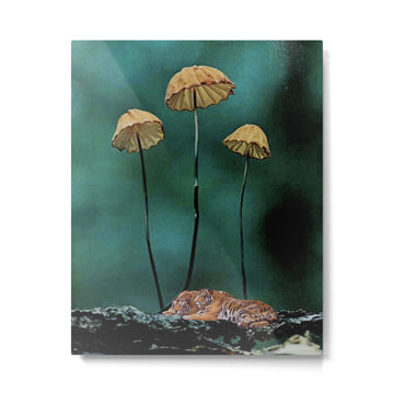 Resting Tigers Metal Print | TeksDecor