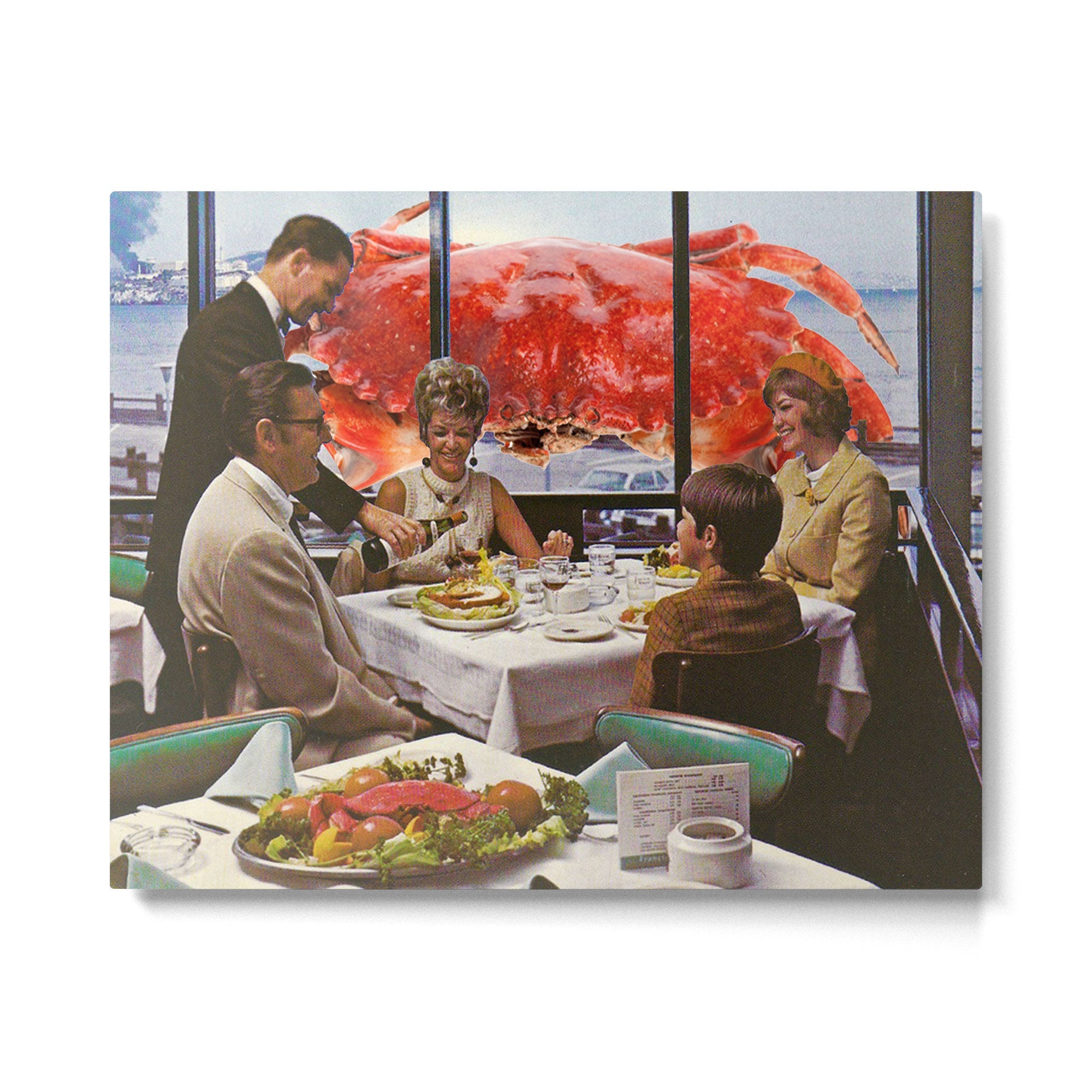 Revenge of the Crabs Metal Print | TeksDecor