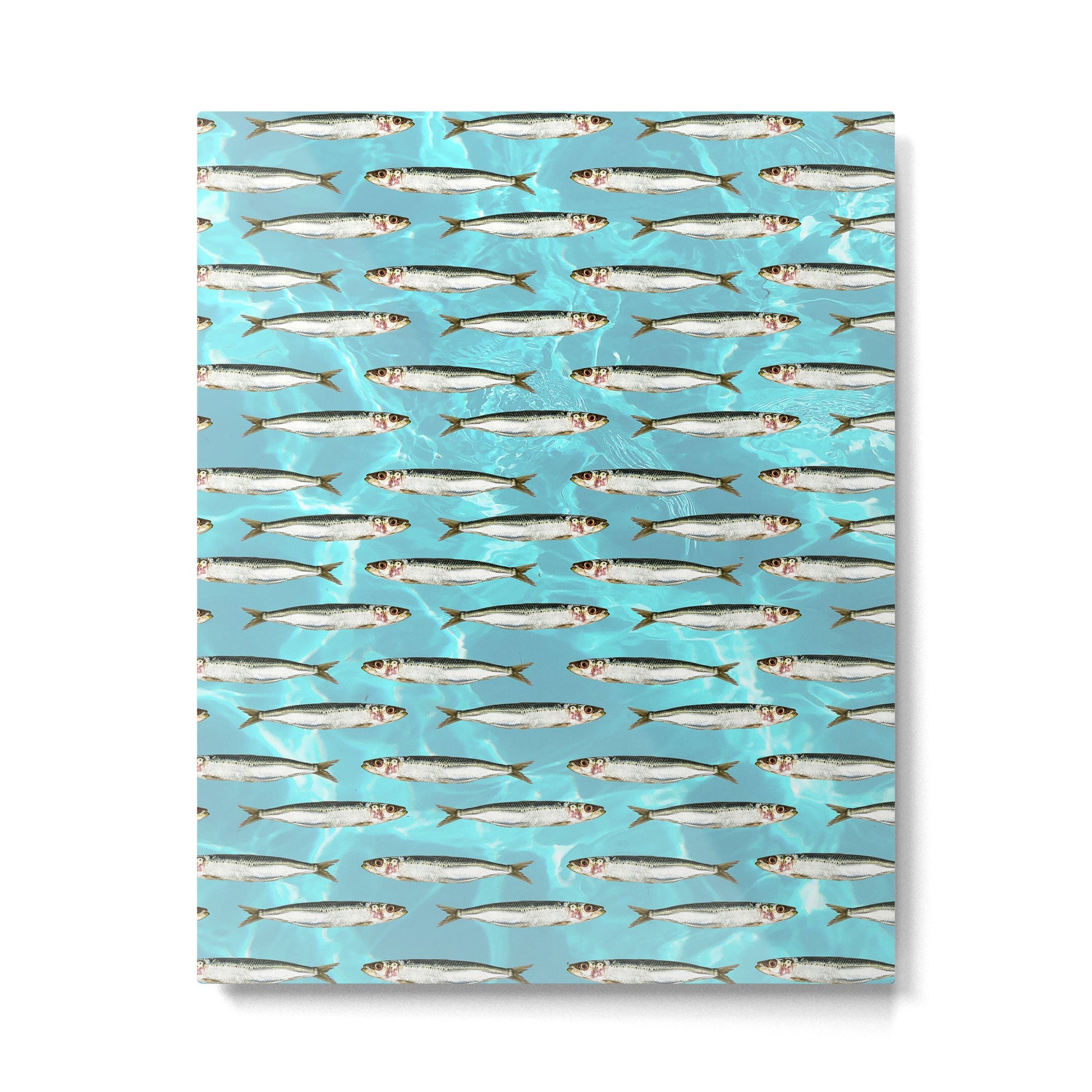 Sardines in the pool Metal Print | TeksDecor