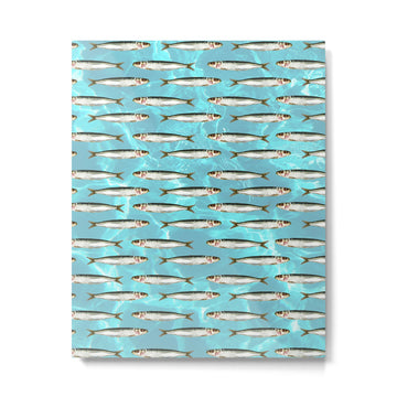 Sardines in the pool Metal Print | TeksDecor