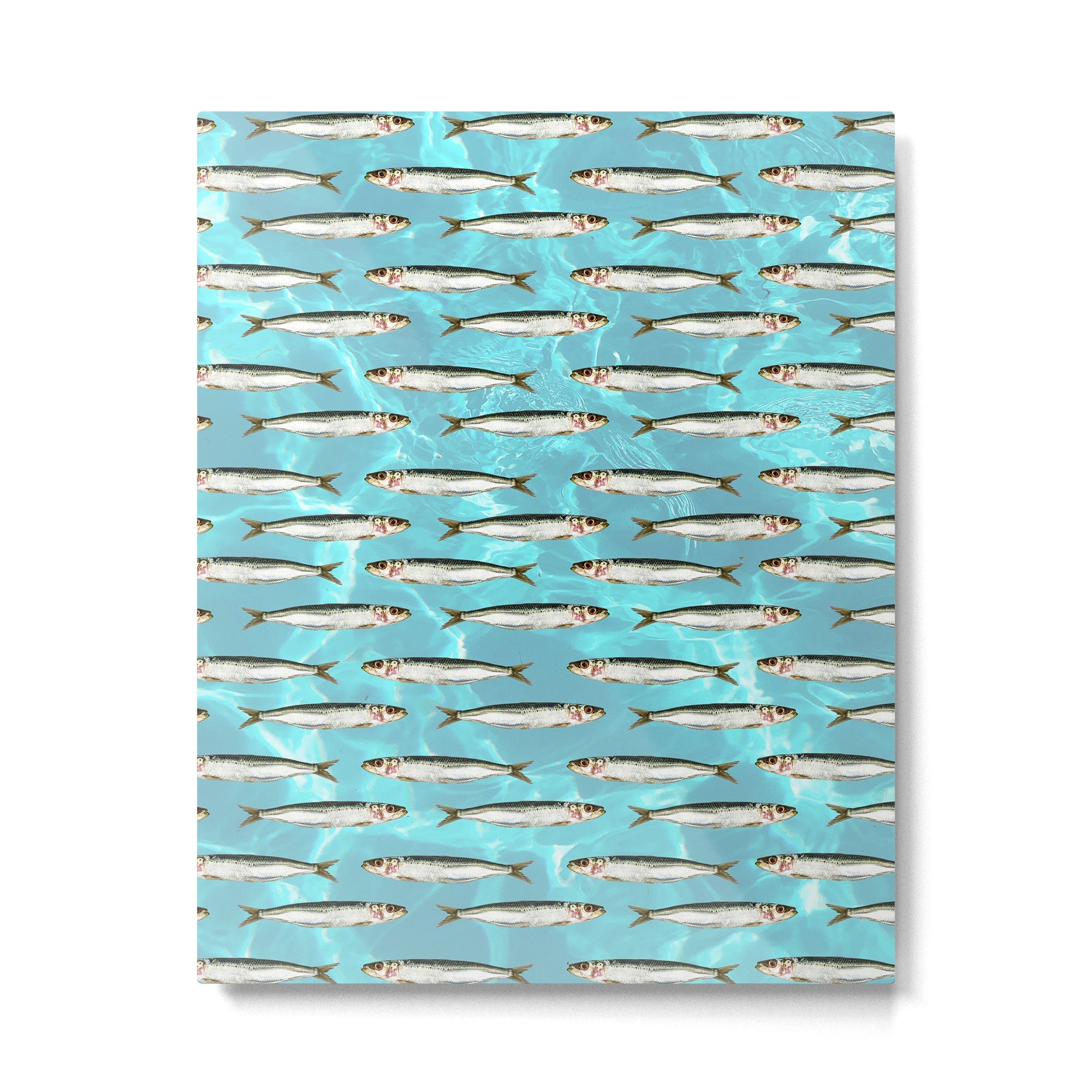 Sardines in the pool Metal Print | TeksDecor