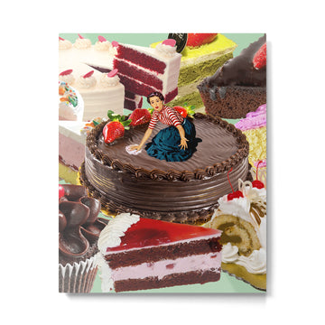 The Cake Factory Metal Print | TeksDecor