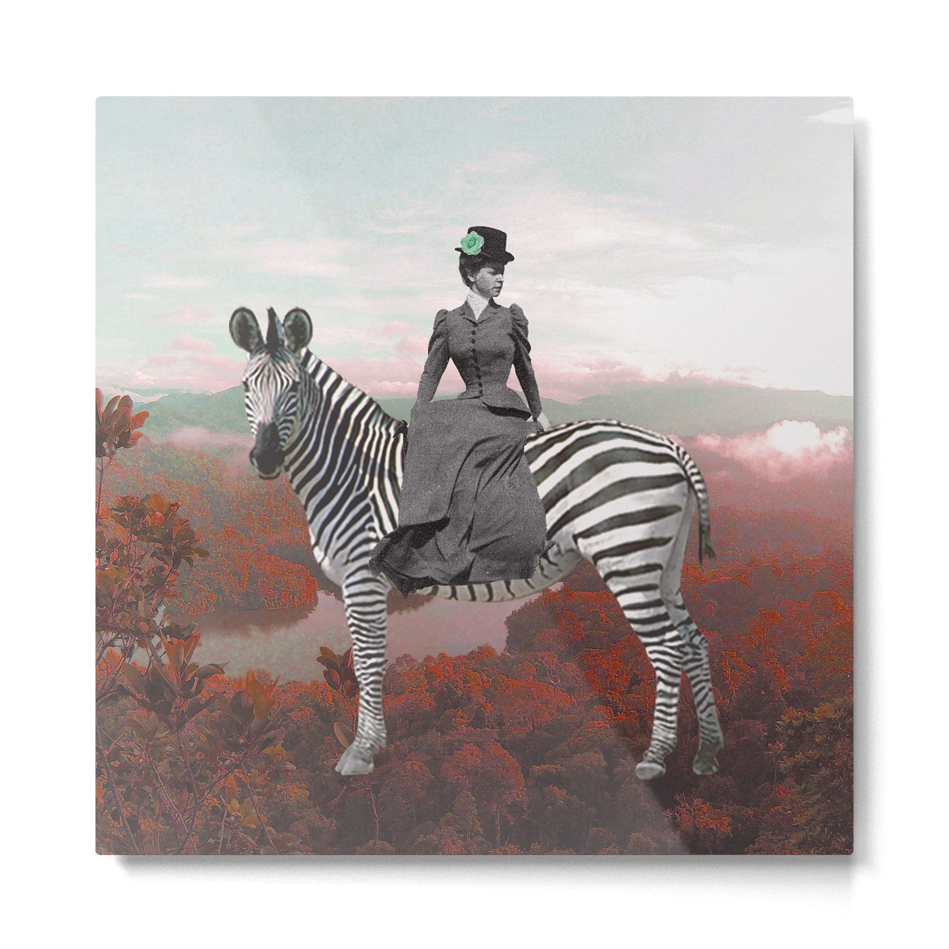The Traveller (Fall Edition) Metal Print | TeksDecor
