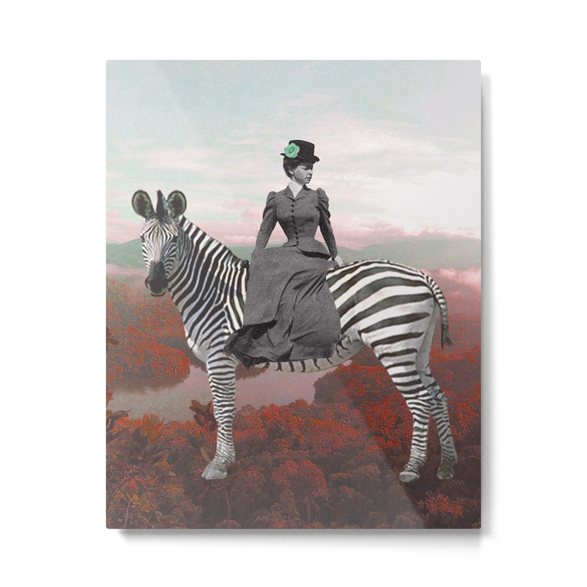 The Traveller (Fall Edition) Metal Print | TeksDecor