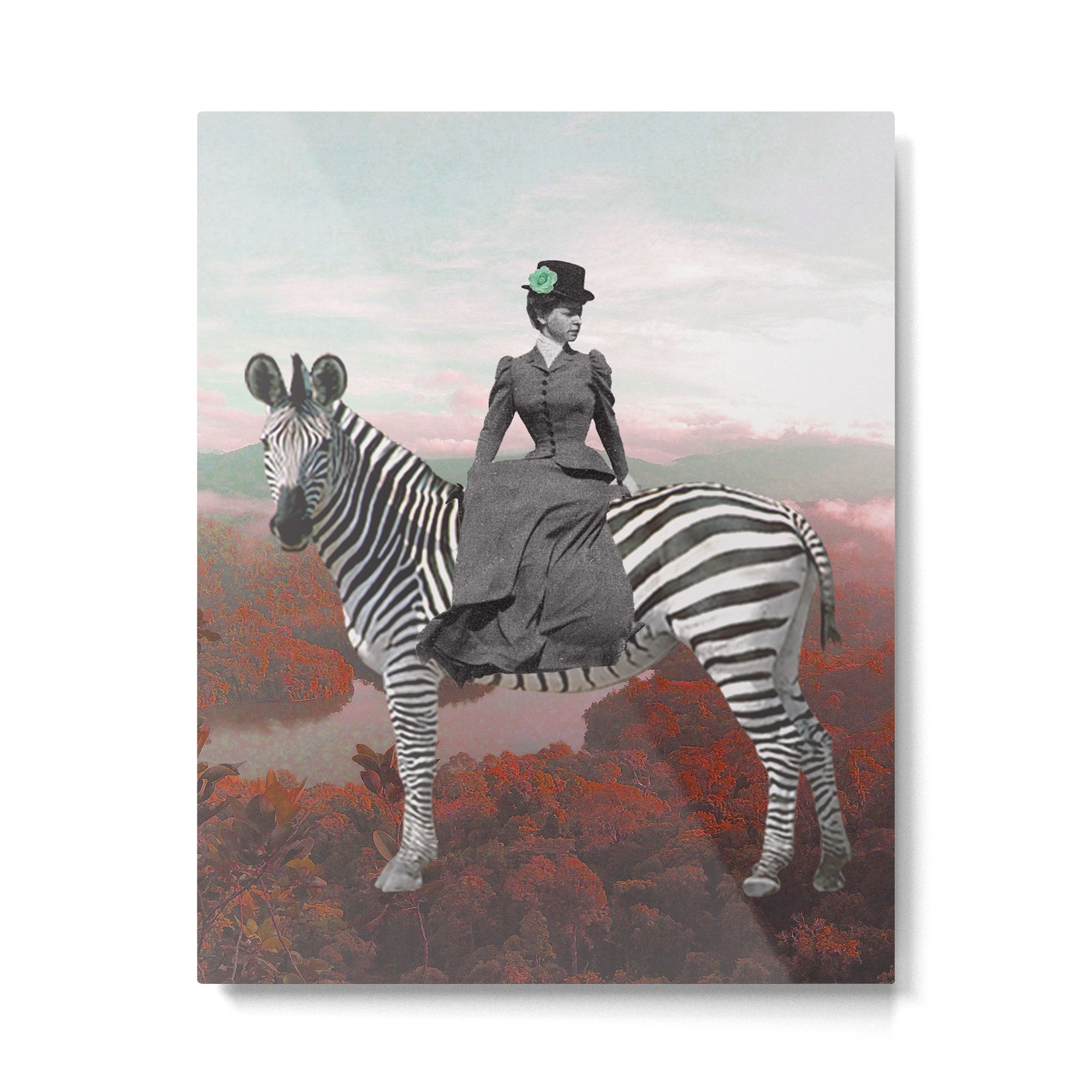 The Traveller (Fall Edition) Metal Print | TeksDecor