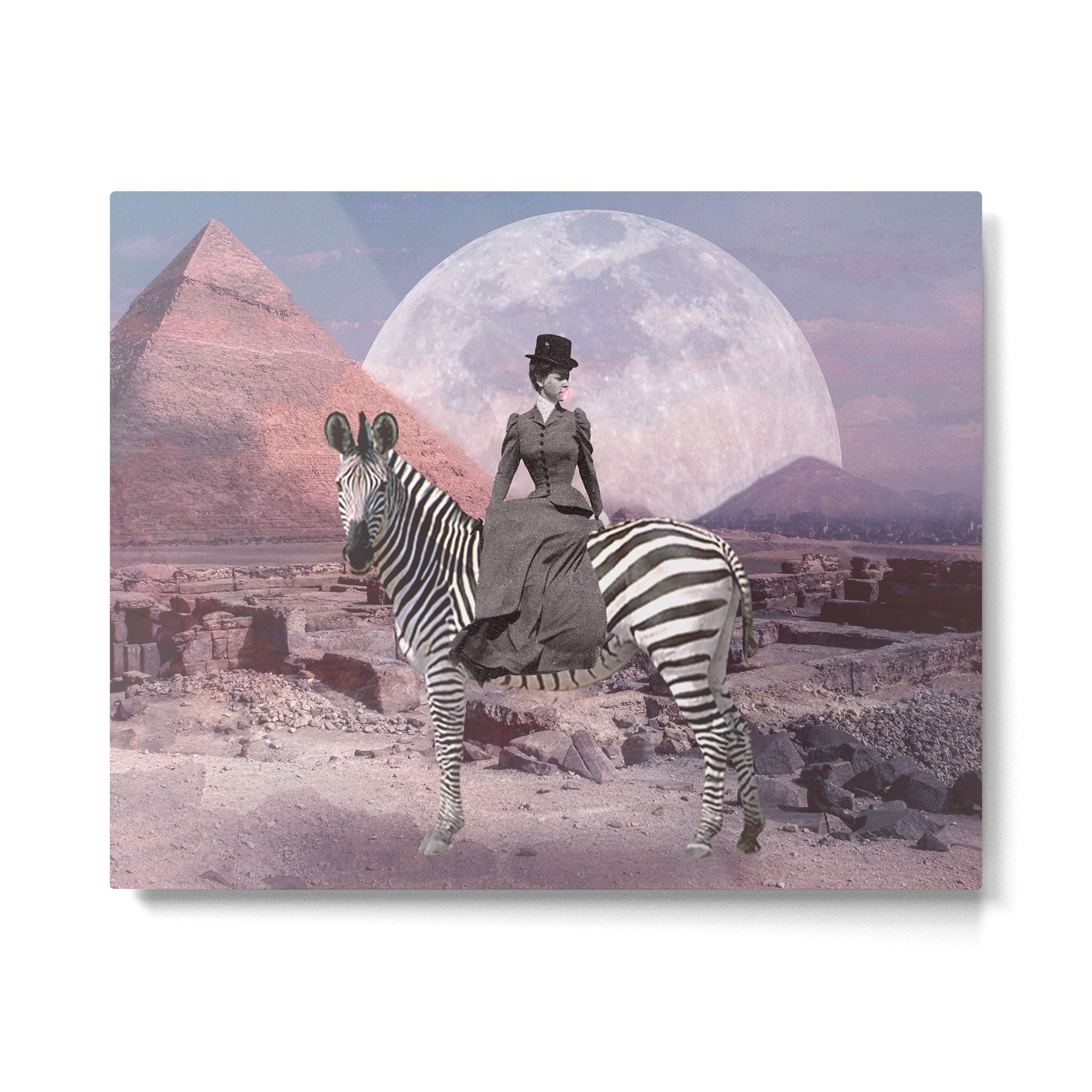 The Traveller Metal Print | TeksDecor