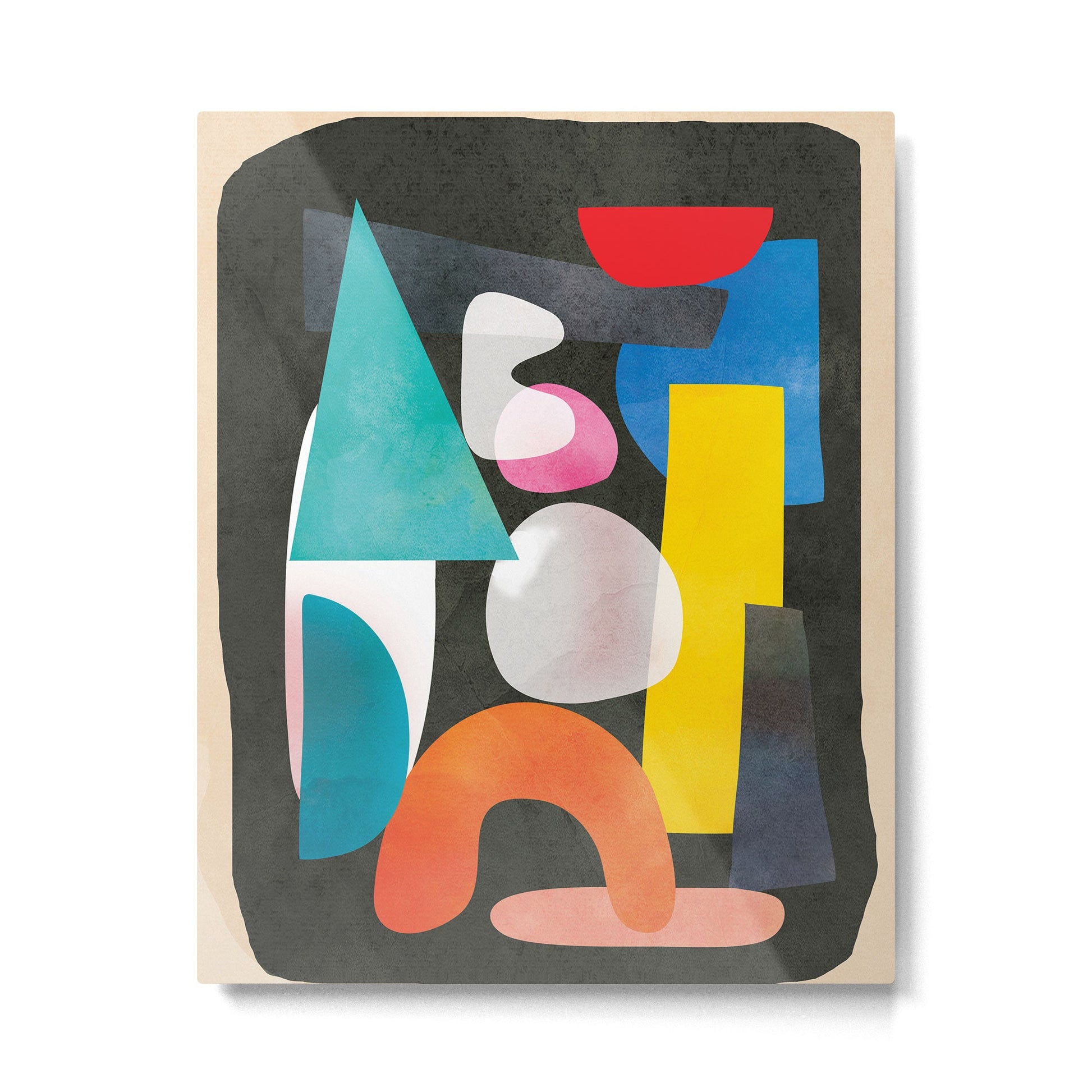 Abstract Modern Art 27 Metal Print | TeksDecor