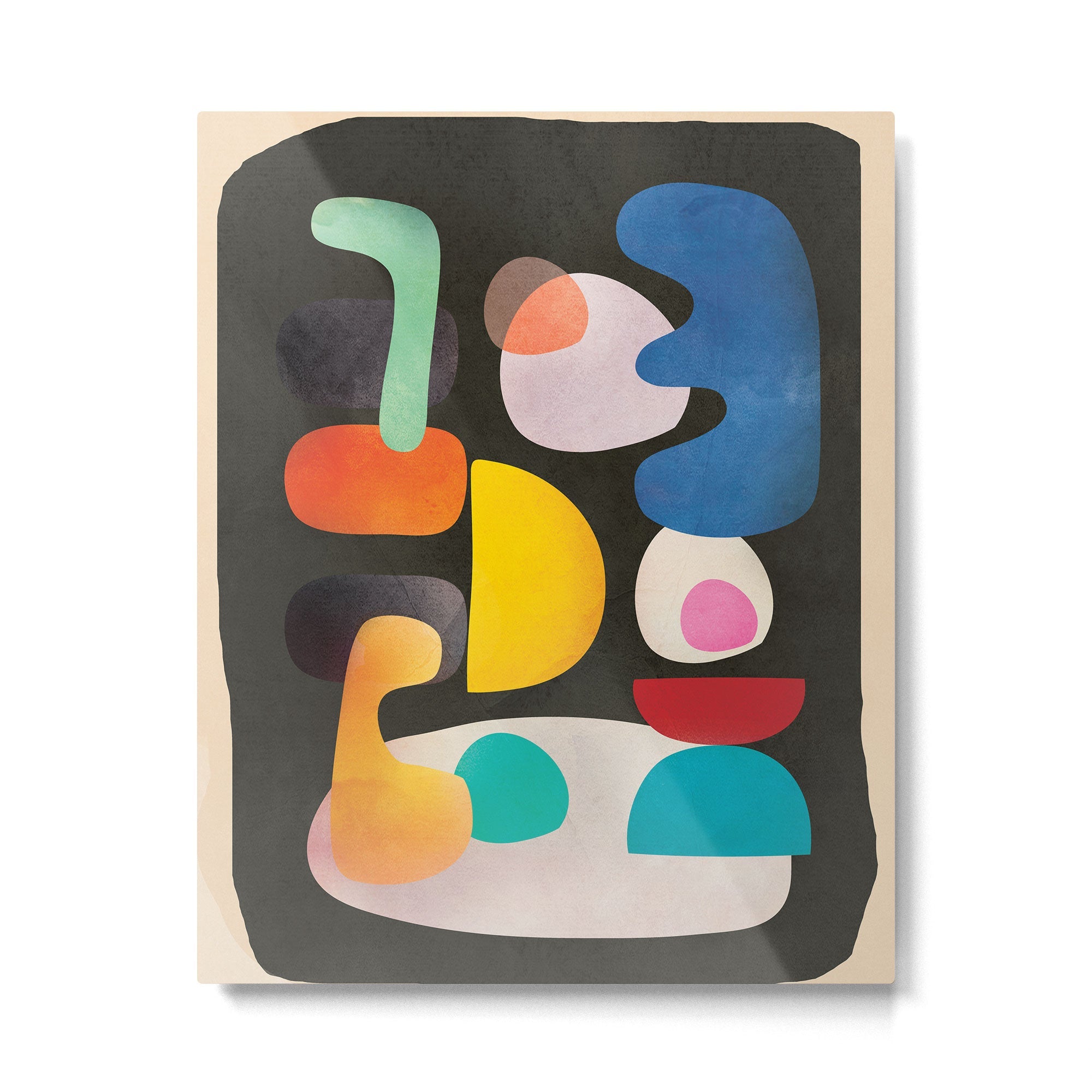 Abstract Modern Art 28 Metal Print | TeksDecor