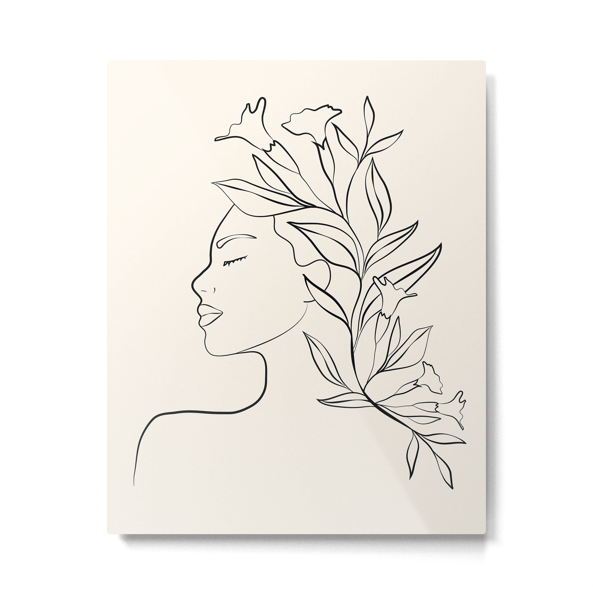 Blooming I Metal Print | TeksDecor