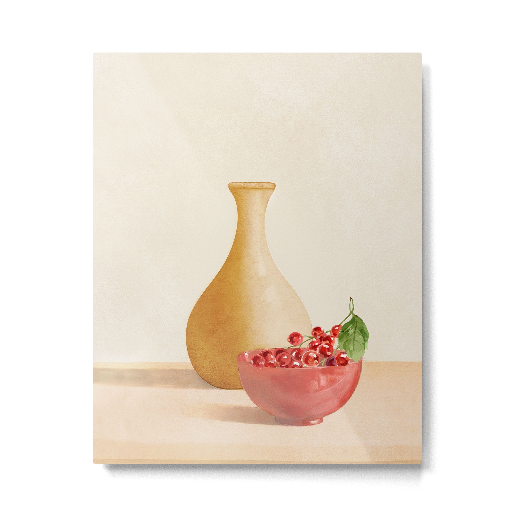 Cherries II Metal Print | TeksDecor