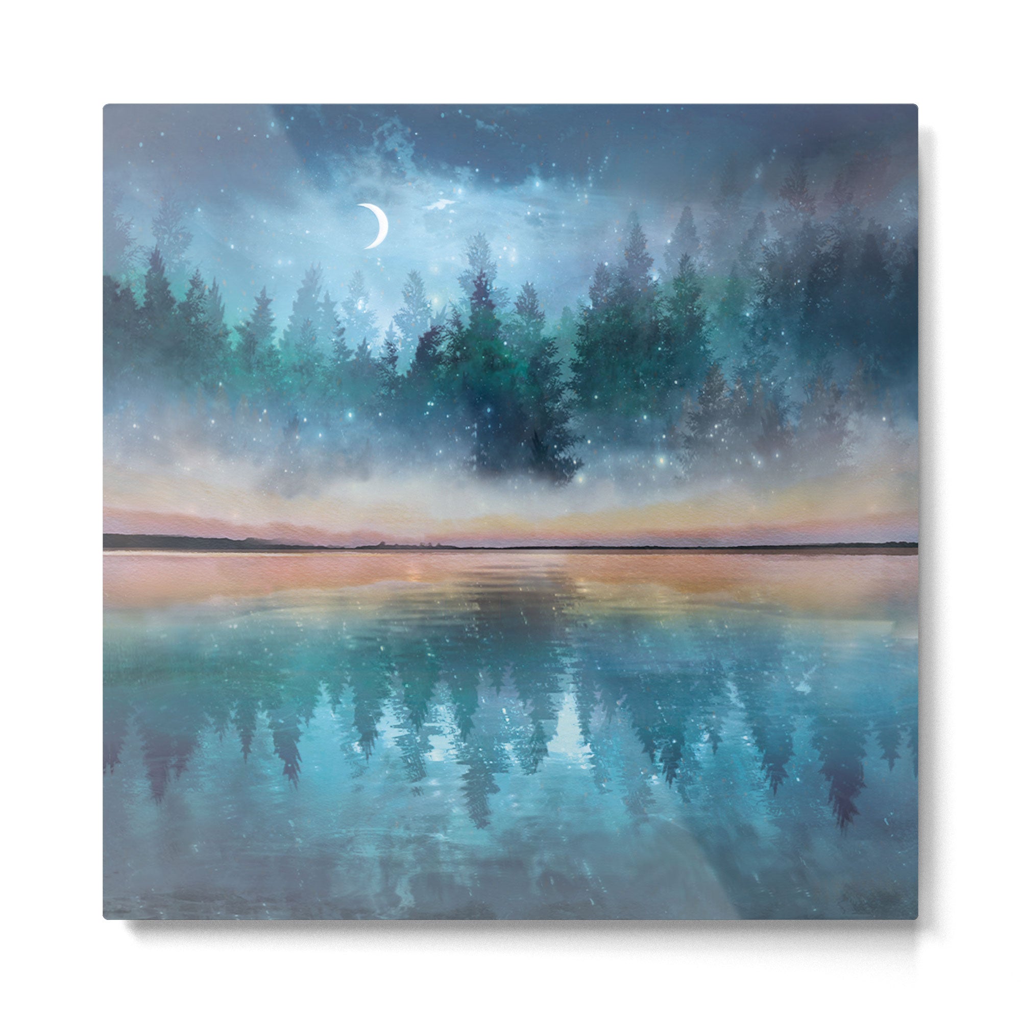 Evening Mist Metal Print | TeksDecor