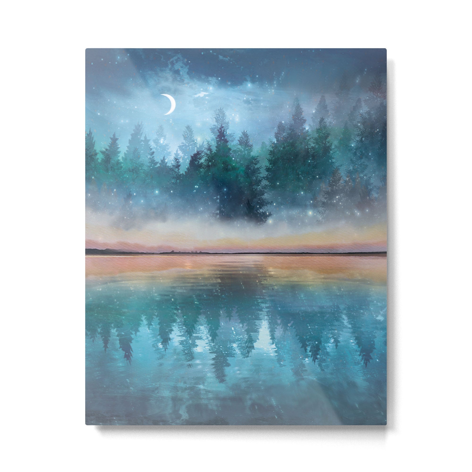 Evening Mist Metal Print | TeksDecor