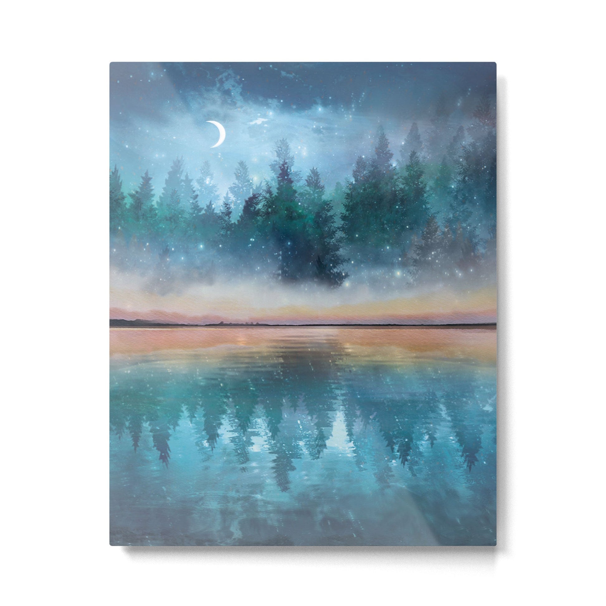 Evening Mist Metal Print | TeksDecor