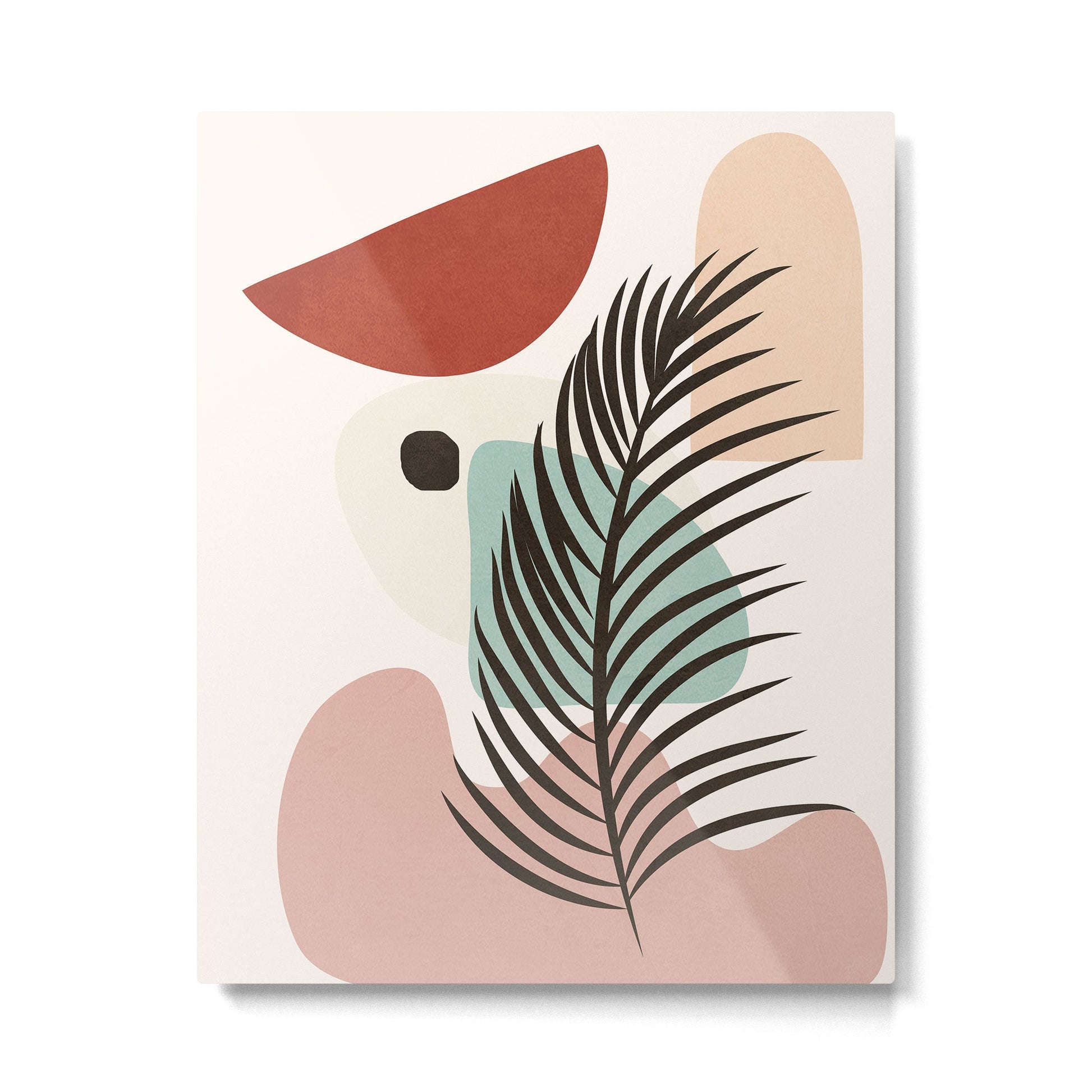 Leaf Design 02 Metal Print | TeksDecor