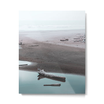 The Lost Summer - Ocean Beach Landscape Metal Print | TeksDecor