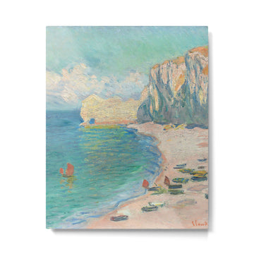 Claude Monet beach Metal Print | TeksDecor