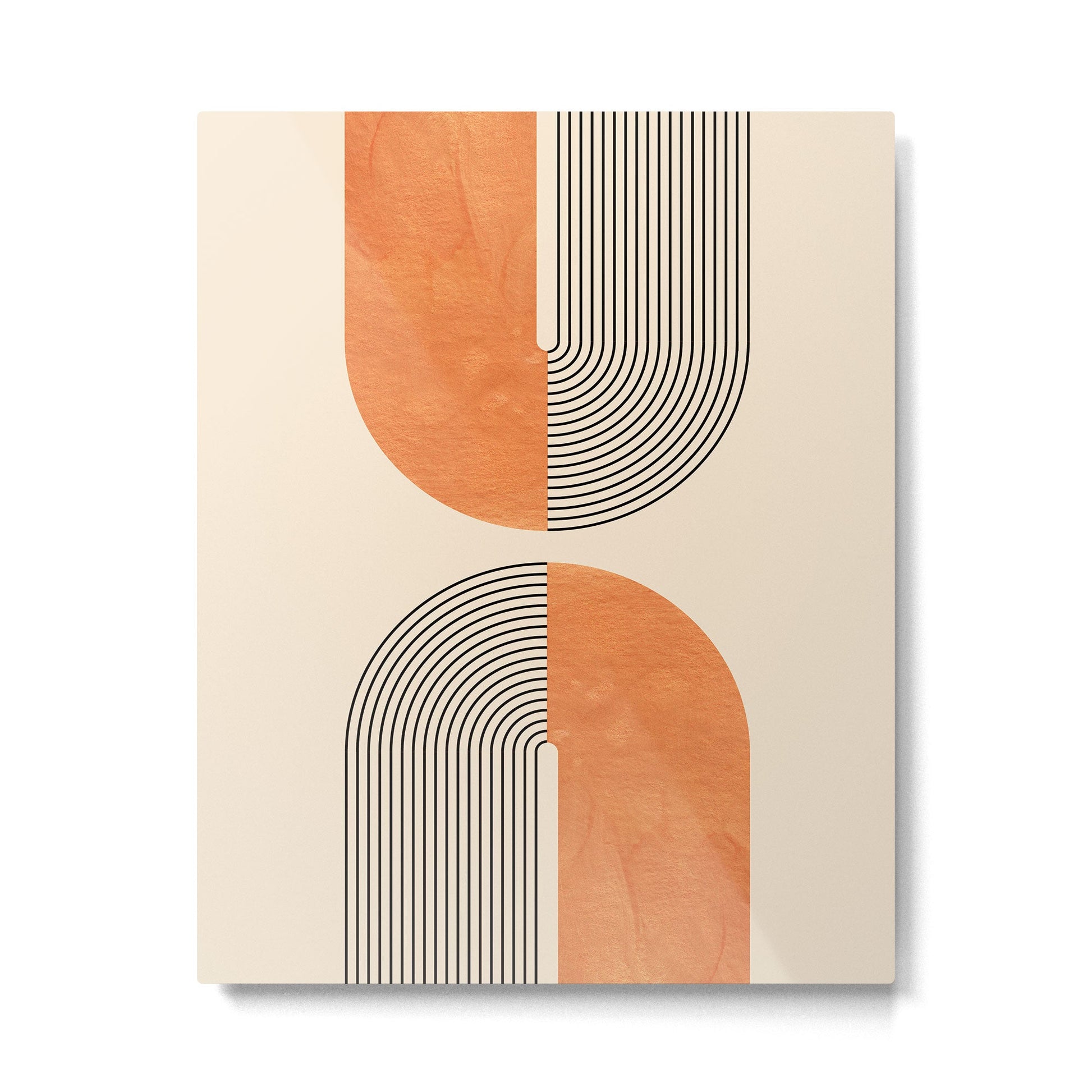 Harmony - Mid Century Modern  Metal Print | TeksDecor