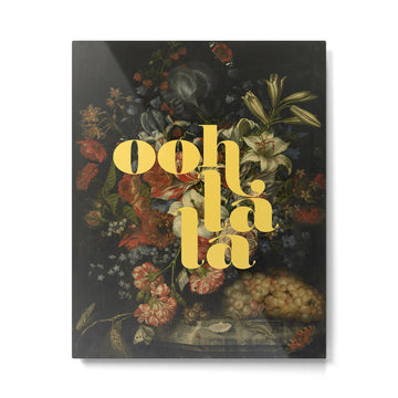 Ooh la la  Metal Print | TeksDecor