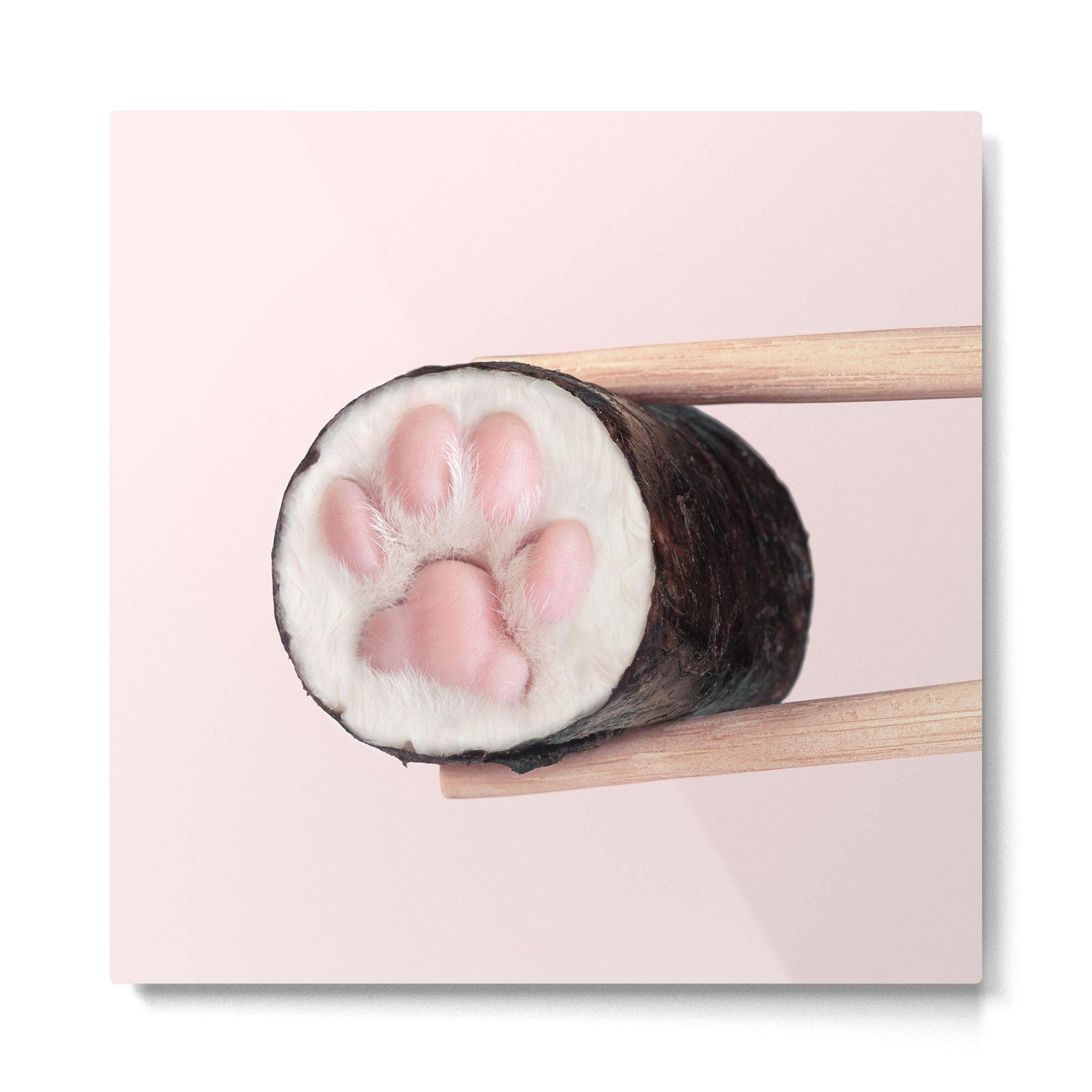 SUSHIPAW Metal Print | TeksDecor