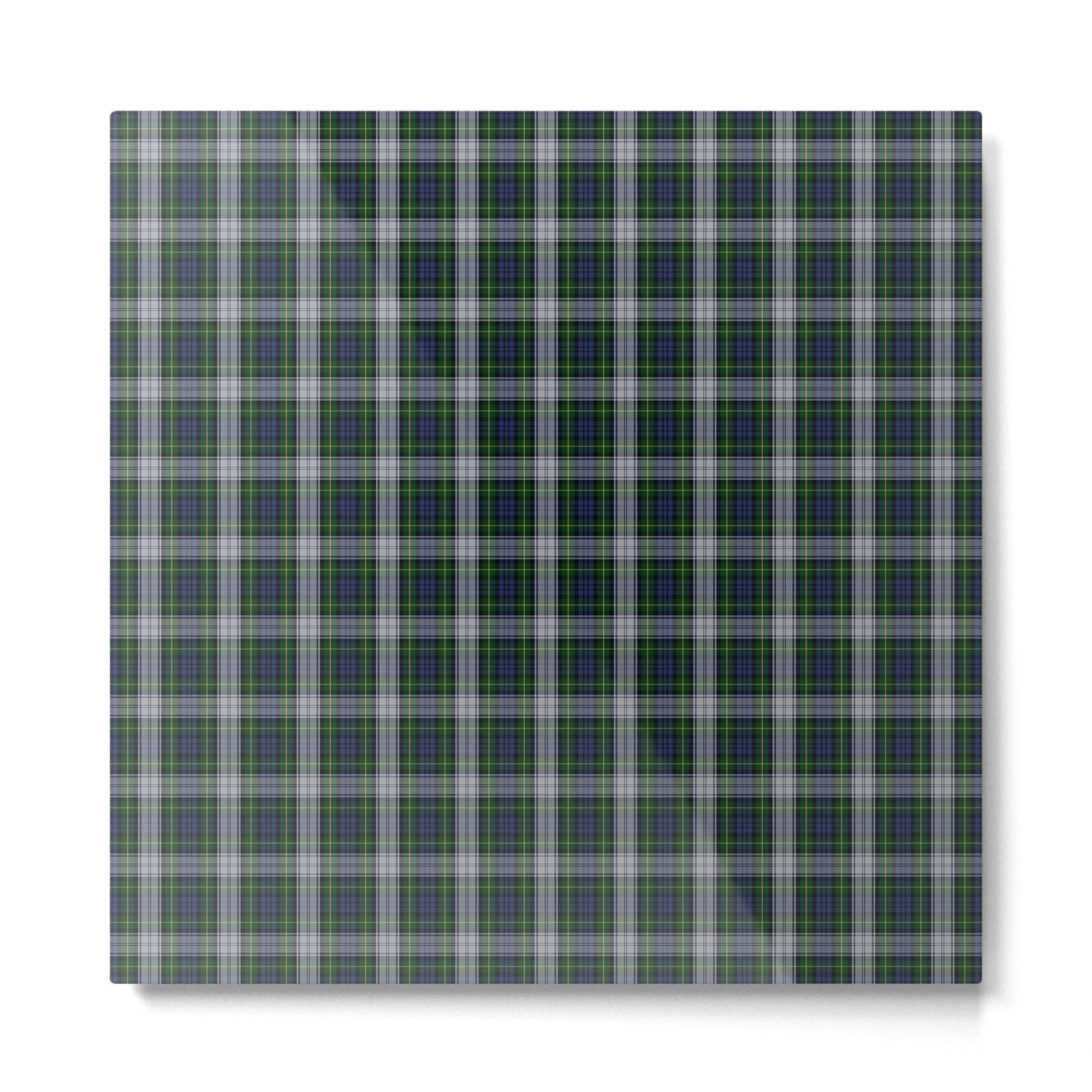 Dress Gordon Scottish Tartan Plaid Pattern Metal Print | TeksDecor