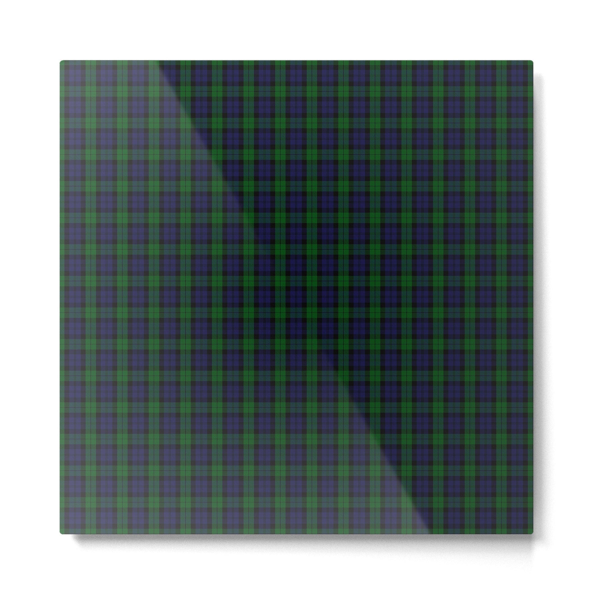 Large Military Blackwatch Scottish Tartan Plaid Metal Print | TeksDecor