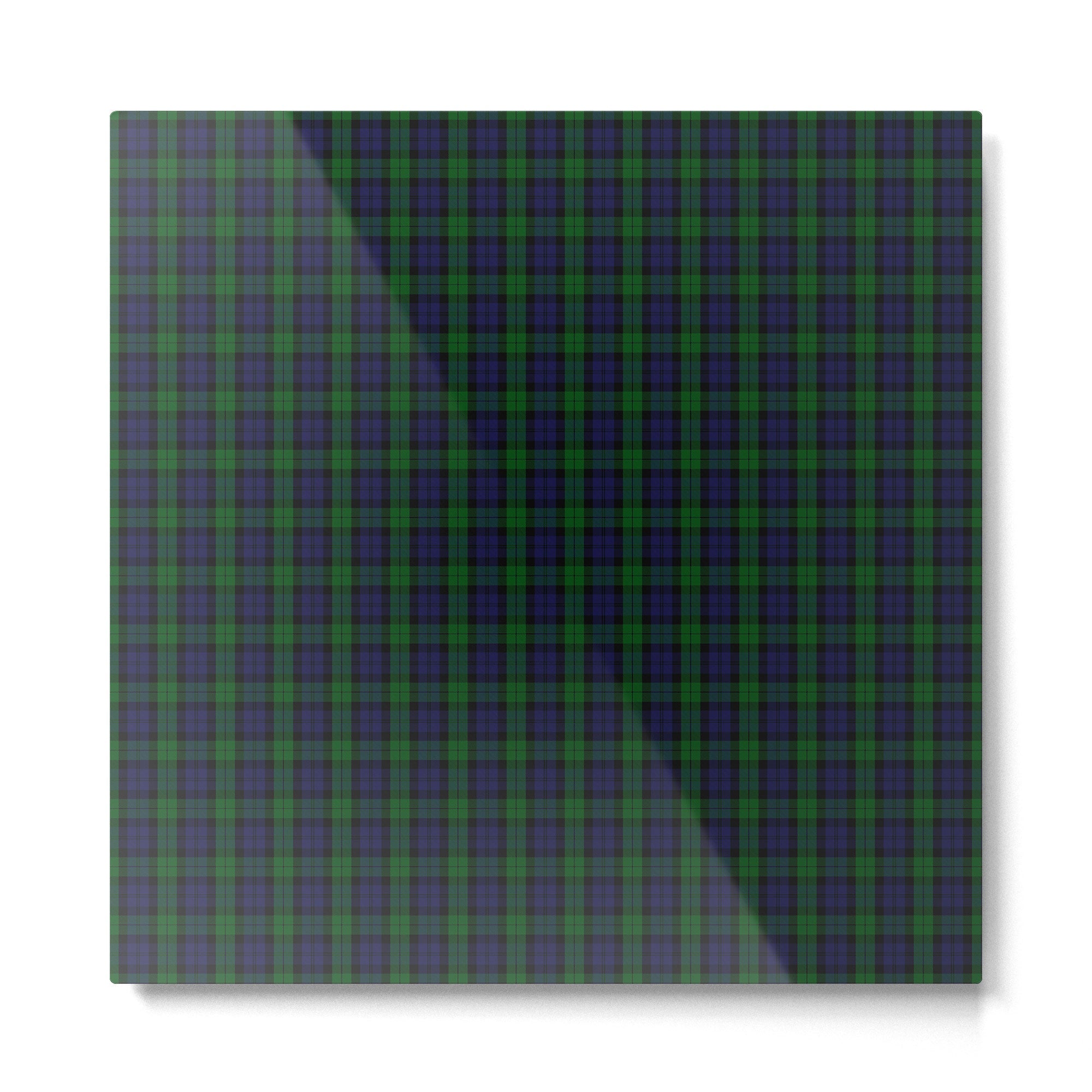 Large Military Blackwatch Scottish Tartan Plaid Metal Print | TeksDecor