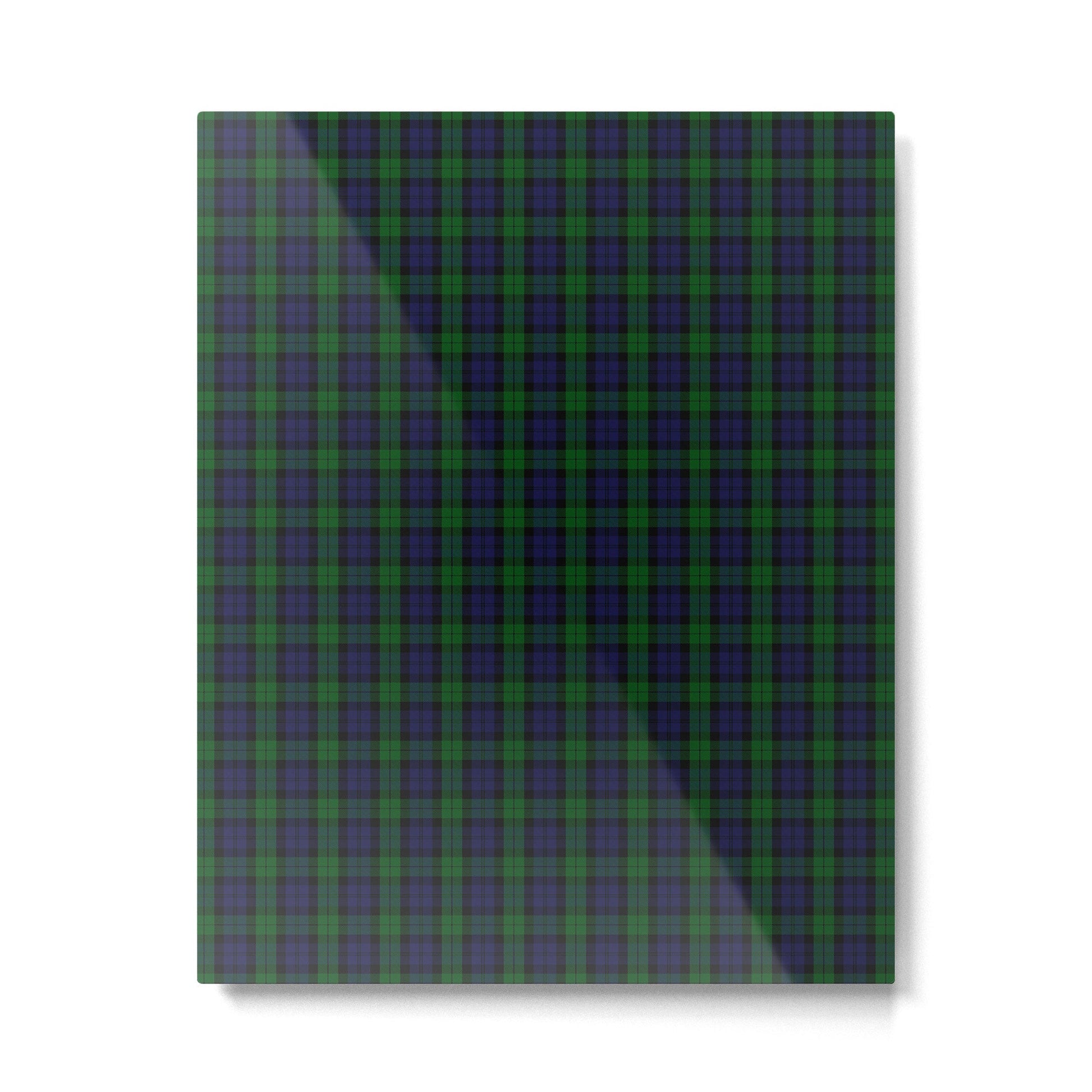 Large Military Blackwatch Scottish Tartan Plaid Metal Print | TeksDecor